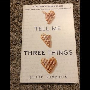 Tell me three things book